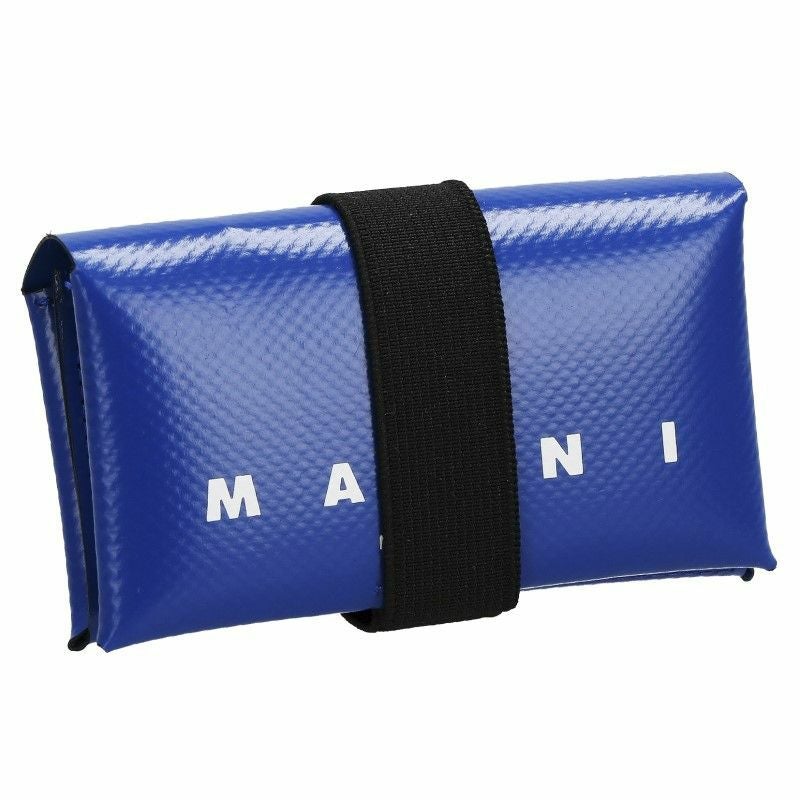 マルニ MARNI カードケース メンズ オリガミ ブルー PFMI0007U2 P3572