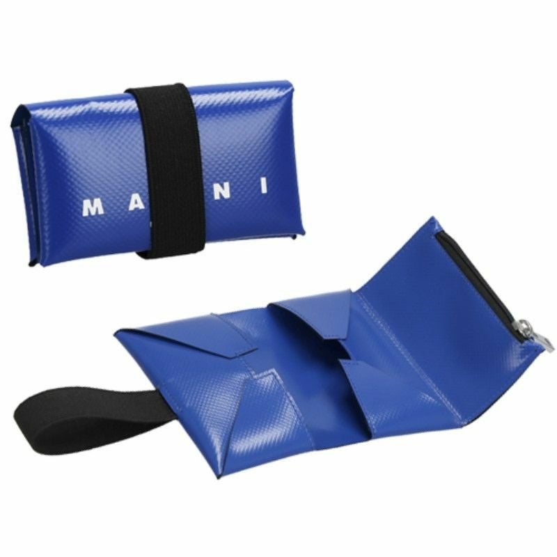 マルニ MARNI カードケース メンズ オリガミ ブルー PFMI0007U2 P3572