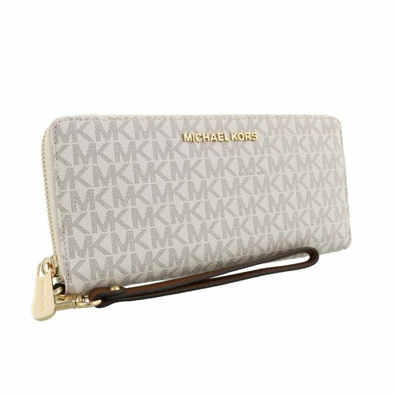 リユースのサカイ浦和店【A105】MICHAEL KORS 長財布 35F8GFTE1B ホワイト マイケルコース MICHAEL KORS 長財布 レディース ホワイト 35F8GTVT3B