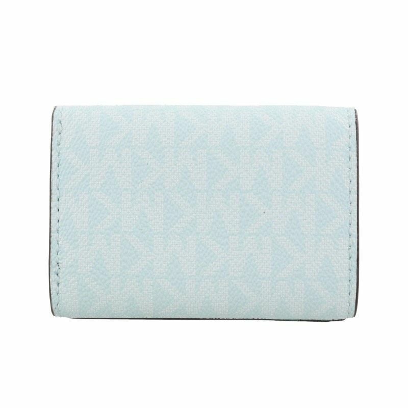 マイケルコース MICHAEL KORS 三つ折り財布 レディース FULTON ブルー 35T0GFTP0B FR AQUA MLT