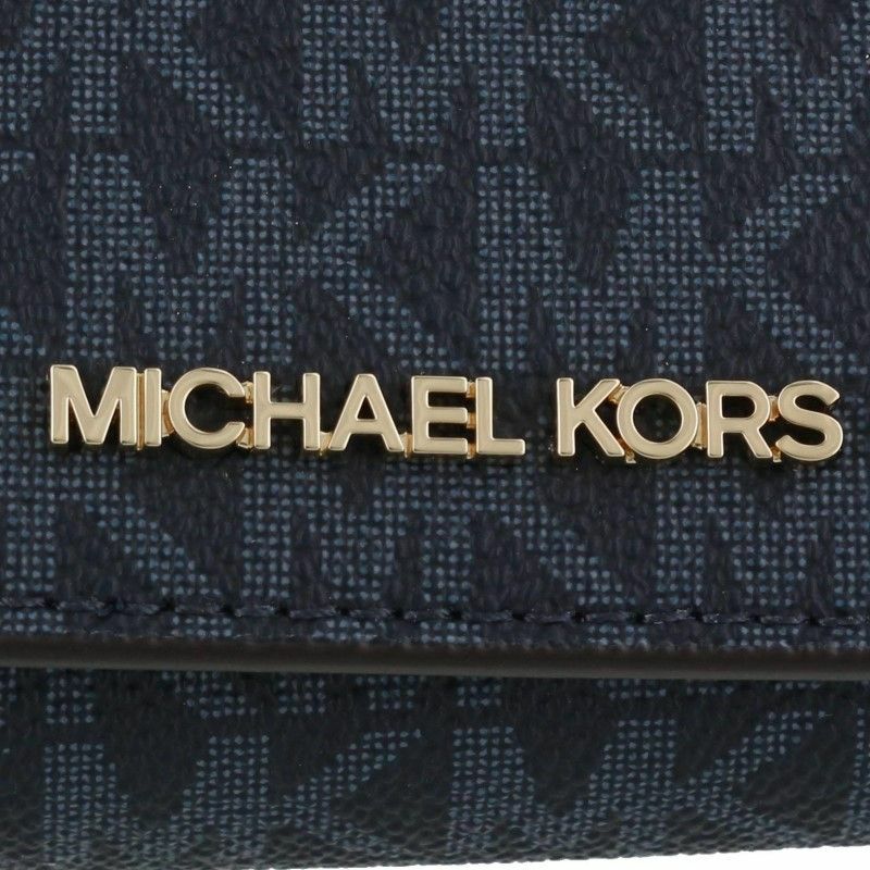マイケルコース MICHAEL KORS 三つ折り財布 レディース ネイビー 35H9GTVZ5B ADMIRAL