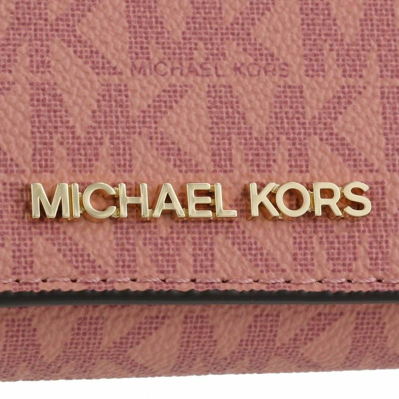 マイケルコース MICHAEL KORS 三つ折り財布 レディース ピンク 35H9GTVZ5B SNRMLT