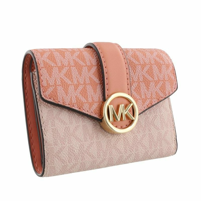 マイケルコース MICHAEL KORS 三つ折り財布 レディース ピンク