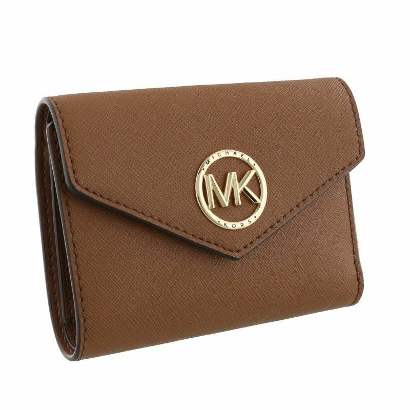 マイケルコース MICHAEL KORS 三つ折り財布 レディース ブラウン 34S1GNME6L 230 LUGGAGE