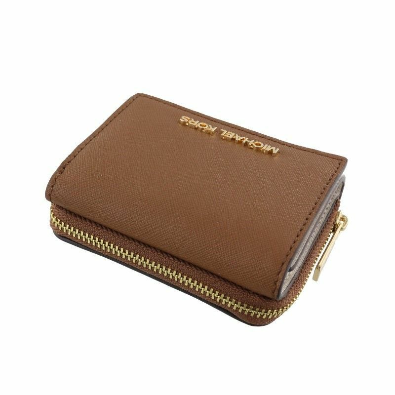 マイケルコース MICHAEL KORS 三つ折り財布 レディース ブラウン 35F1GTVZ5L LUGGAGE MULTI