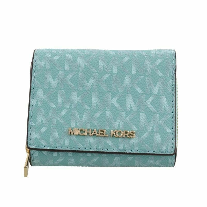 マイケルコース MICHAEL KORS 三つ折り財布 レディース ブルー