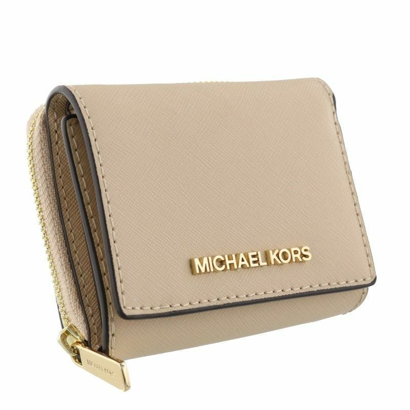マイケルコース MICHAEL KORS 三つ折り財布 レディース ベージュ