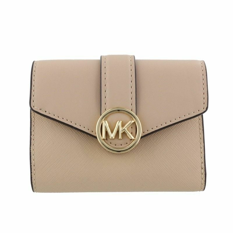 マイケルコース MICHAEL KORS 三つ折り財布 レディース ベージュ