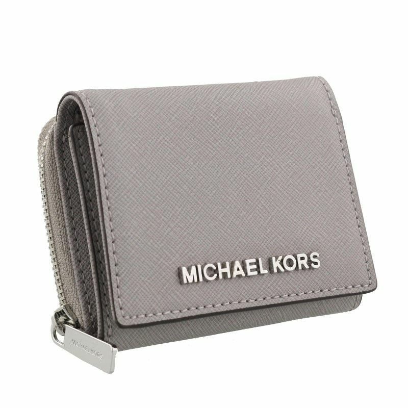 マイケルコース MICHAEL KORS 三つ折り財布 レディース ホワイト 35H9STVZ5L PEARL GREY