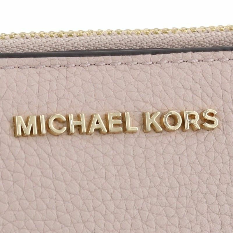 マイケルコース MICHAEL KORS 二つ折り財布 レディース JET SET ピンク 34F9GJ6F2L 187 SOFT PINK