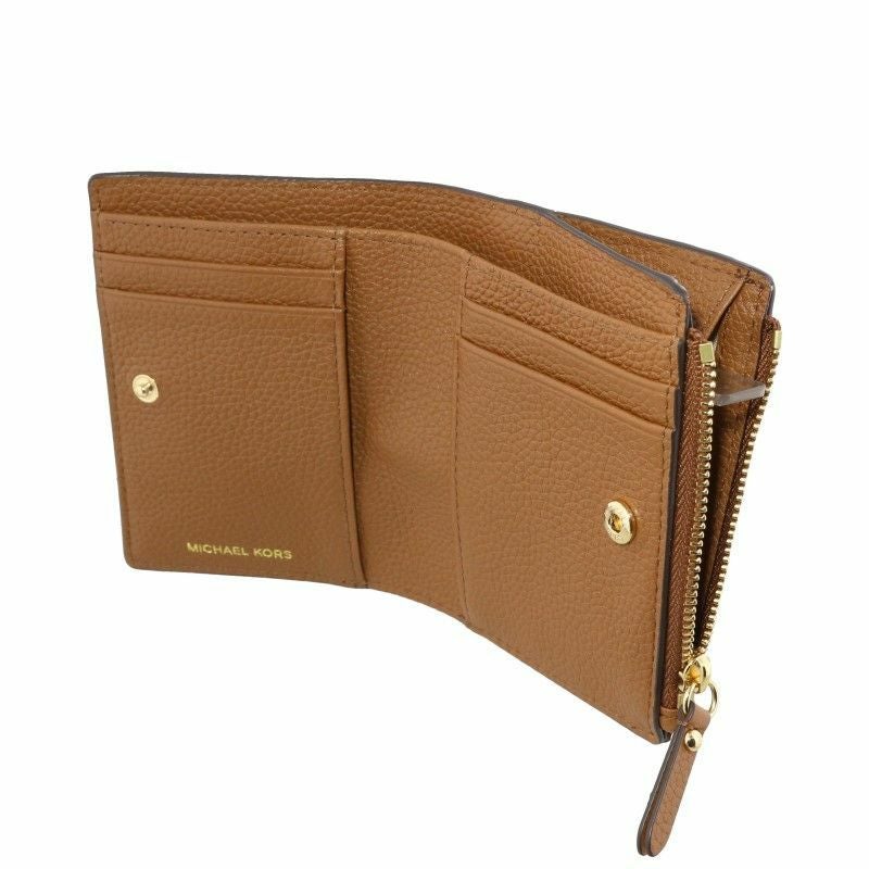 マイケルコース MICHAEL KORS 二つ折り財布 レディース JET SET ブラウン 34F9GJ6F2L 230 LUGGAGE