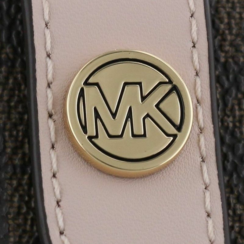 マイケルコース MICHAEL KORS 二つ折り財布 レディース MK ブラウン 32F0G0KE8B 266 BRN SFTPINK