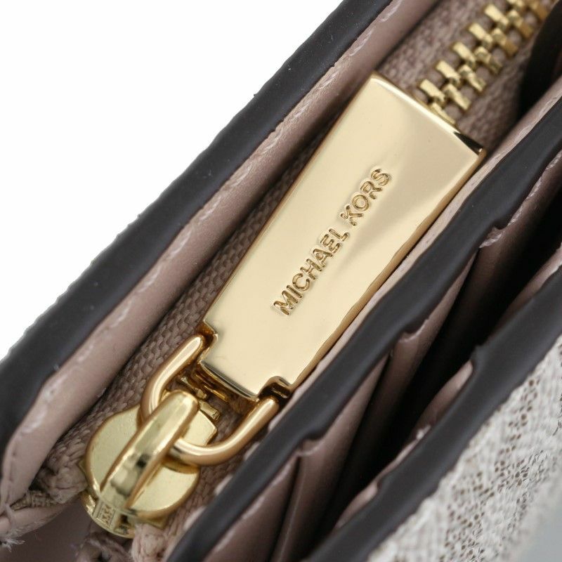 マイケルコース MICHAEL KORS 二つ折り財布 レディース MK ホワイト 32F0G0KE8B 173 VANL SFTPINK