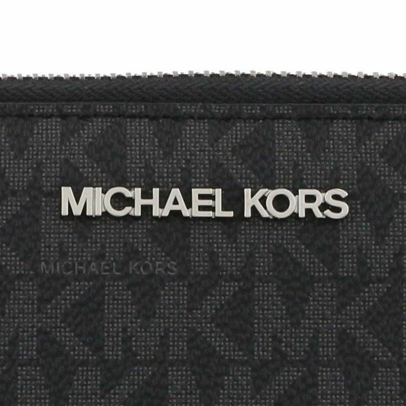 マイケルコース MICHAEL KORS 二つ折り財布 レディース ジェット セット トラベル 35F8STVW9B BLACK