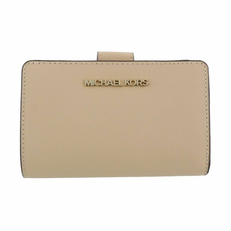 マイケルコース MICHAEL KORS 二つ折り財布 レディース ベージュ 35F7GTVF2L BUFF