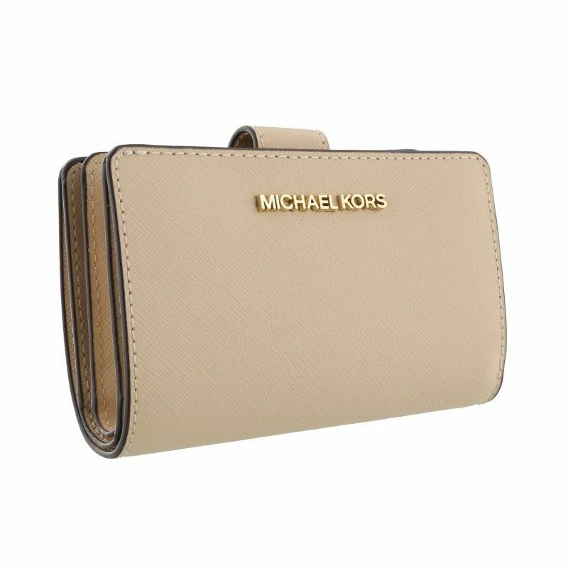マイケルコース MICHAEL KORS 二つ折り財布 レディース ベージュ 35F7GTVF2L BUFF