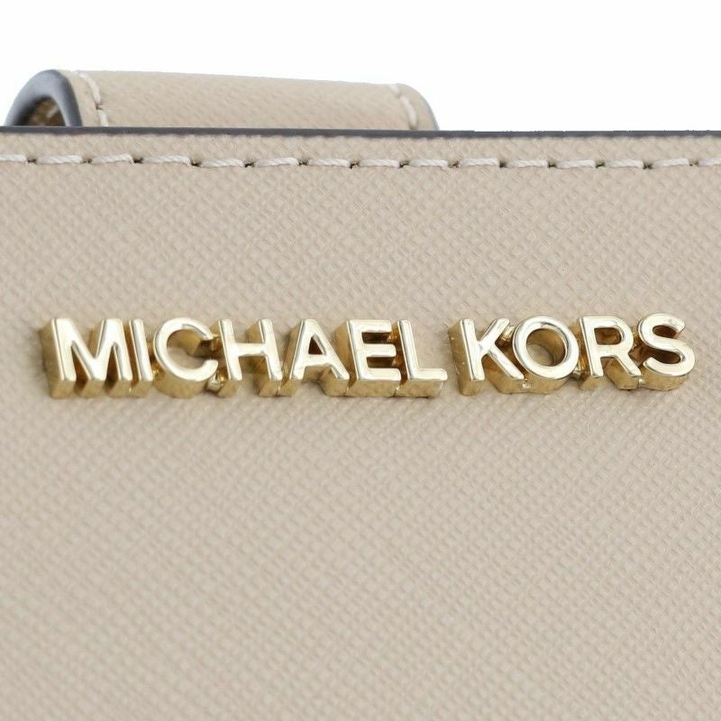 マイケルコース MICHAEL KORS 二つ折り財布 レディース ベージュ 35F7GTVF2L BUFF