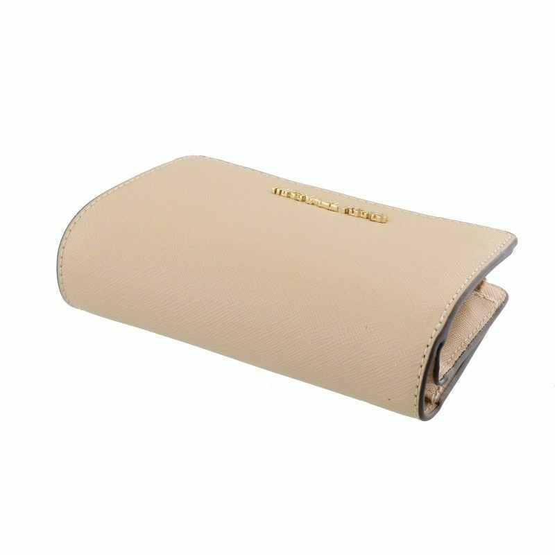 マイケルコース MICHAEL KORS 二つ折り財布 レディース ベージュ 35F7GTVF2L BUFF