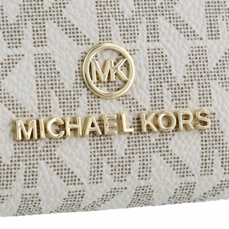 マイケルコース MICHAEL KORS カードケース レディース ホワイト 34S1GT9Z1B 149 VANILLA/ACRN