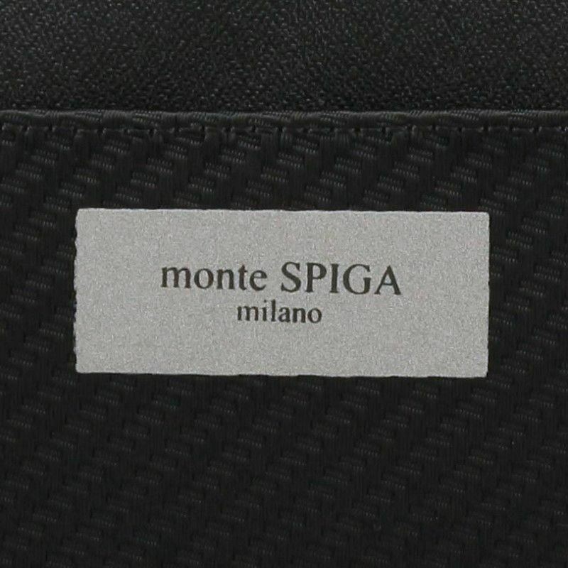 monte SPIGA モンテスピガ ショルダーバッグ メンズ ブラック MOSMTP005 BLACK