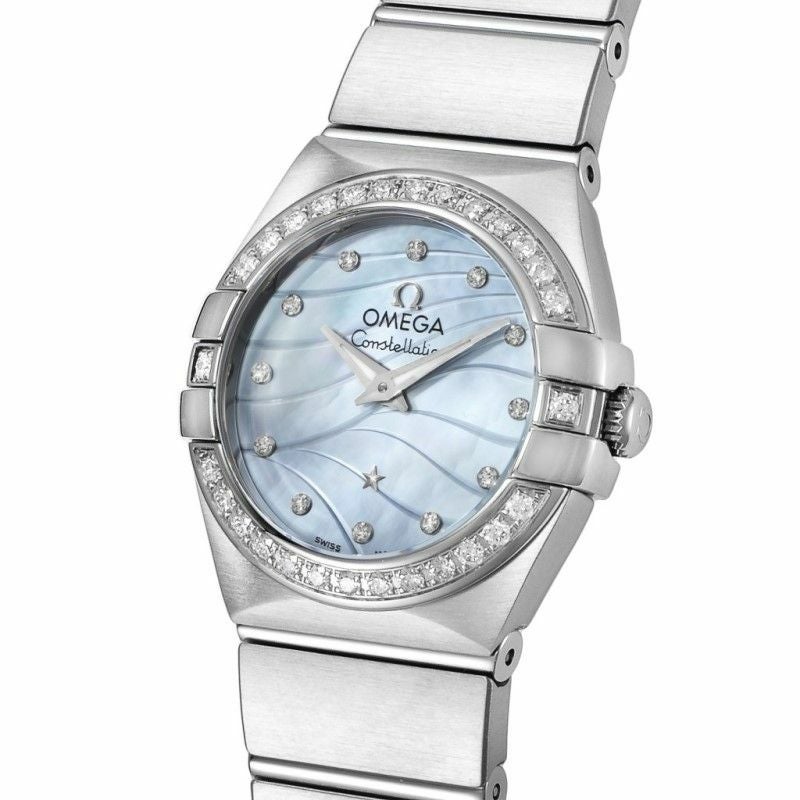オメガ OMEGA 腕時計 レディース コンステレーション ブルー123.15
