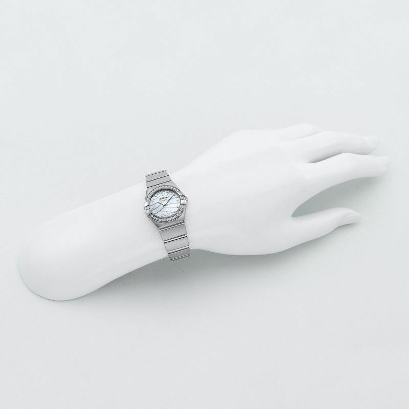 オメガ OMEGA 腕時計 レディース コンステレーション ブルー123.15