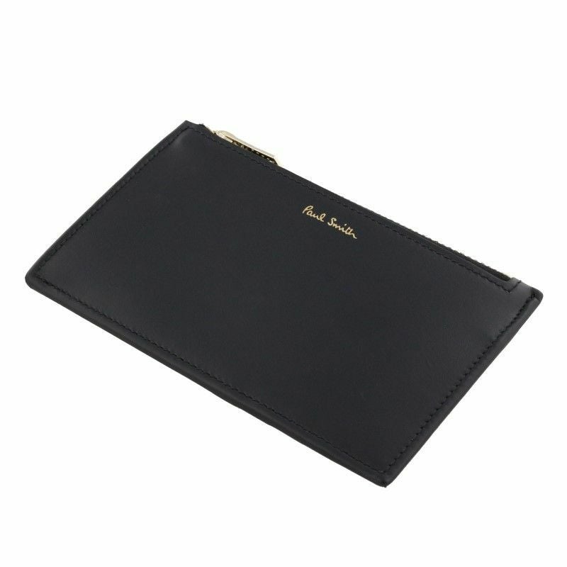 Paul Smith ブラックレザー ケース Paul Smith（ポール・スミス） 並行輸入 キーケース ブラック キー