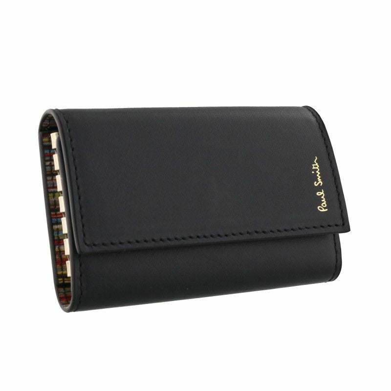 Paul Smith ポールスミス キーケース メンズ ブラック M1A 1981 BMULTI