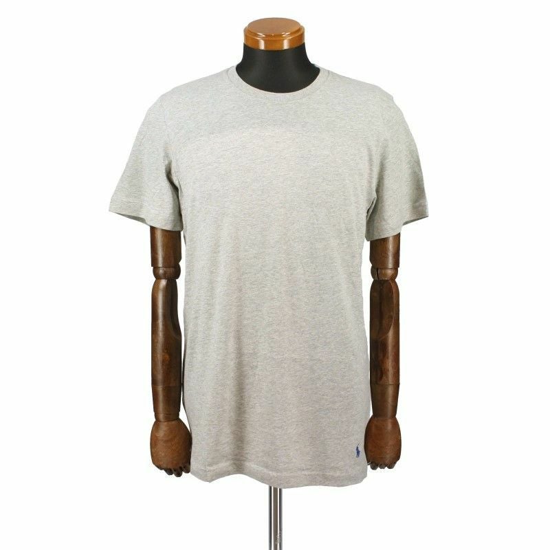 POLO RALPH LAUREN ポロ ラルフローレン クルーネック Tシャツ メンズ Lサイズ グレー P351RL GY HANES