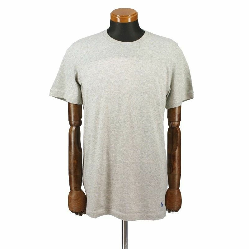 POLO RALPH LAUREN ポロ ラルフローレン クルーネック Tシャツ メンズ Sサイズ グレー P351RL GY HANES