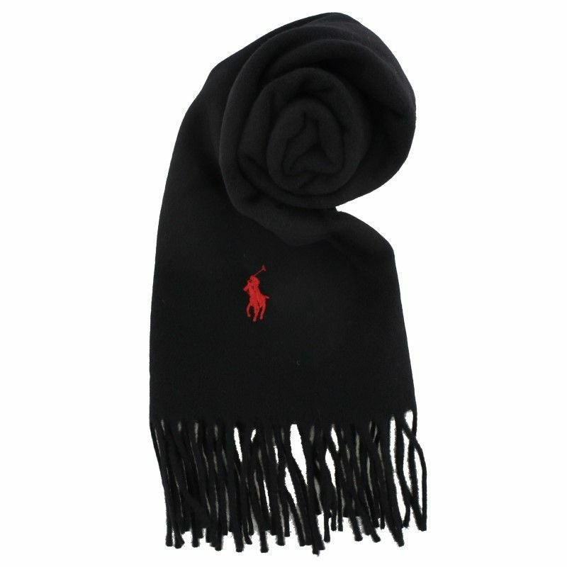 POLO RALPH LAUREN ポロラルフローレン マフラー メンズ ブラック