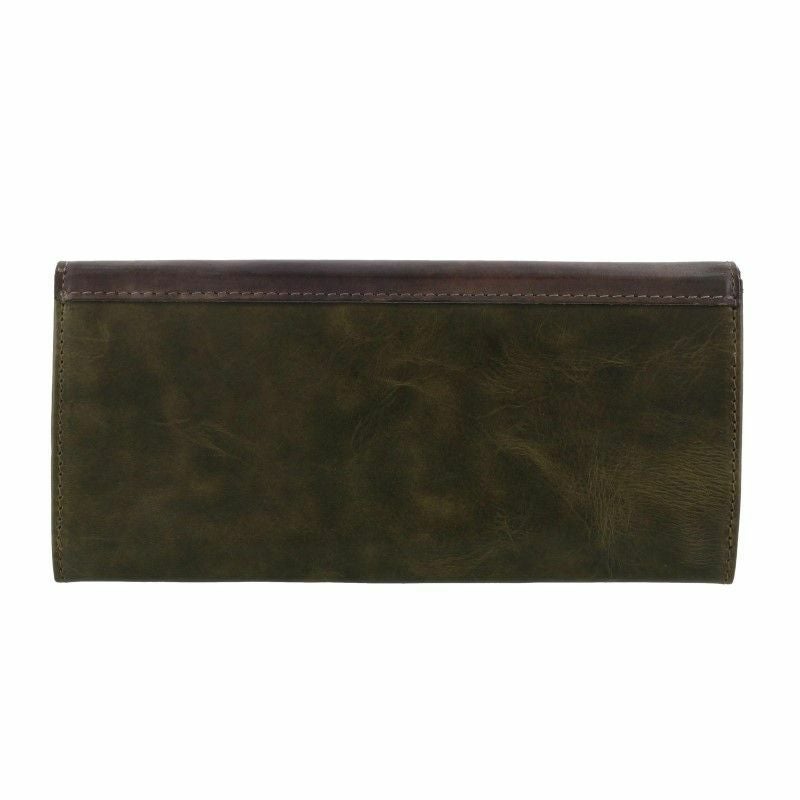 Pomerance ポメランジェ 長財布 リアルパティーヌ カーキ RP01 KHAKI