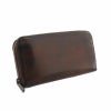 Pomerance ポメランジェ 長財布 リアルパティーヌ ダークブラウン RP13 D.BROWN
