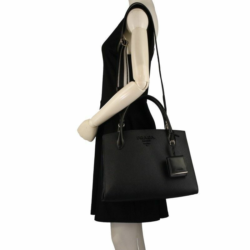 PRADA プラダ ハンドバッグ レディース ブラック 1BA155 V 3OO 2ERX