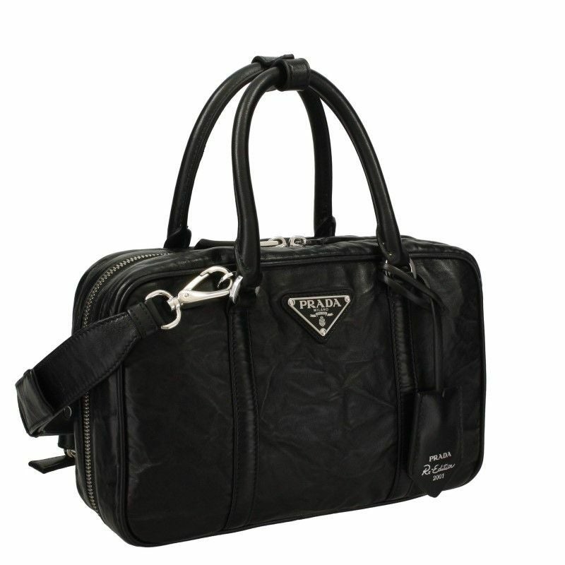 プラダ PRADA ハンドバッグ ショルダー レディース ブラック 1BB092