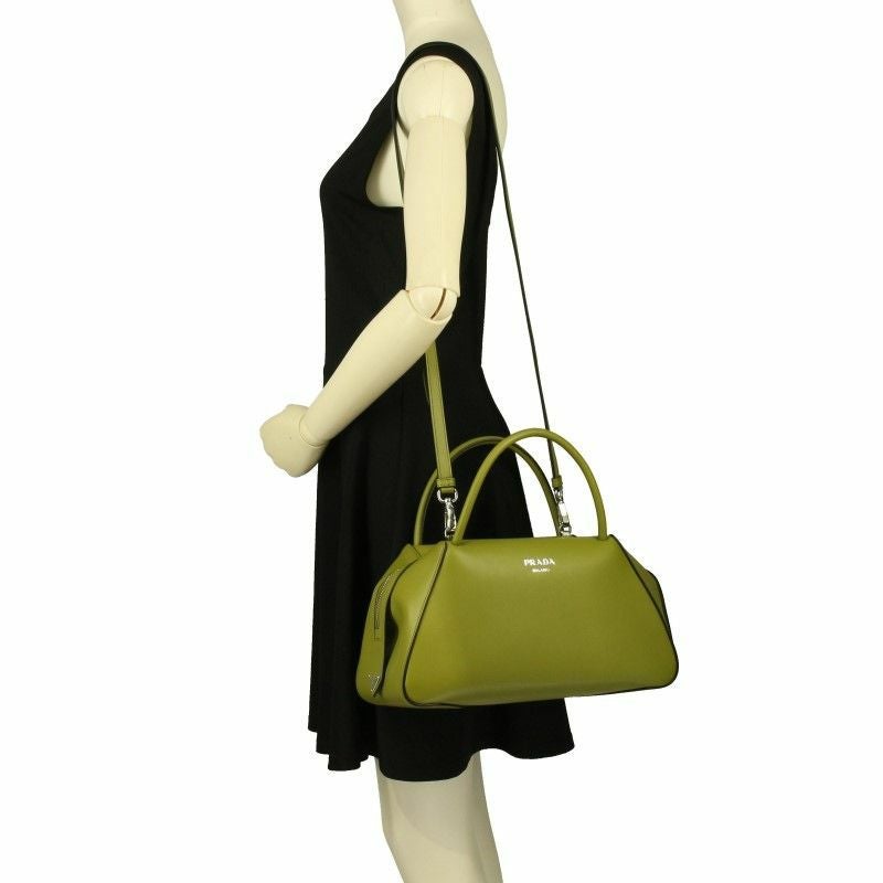 プラダ PRADA ハンドバッグ レディース SOFTY グリーン 1BA365 V OOO