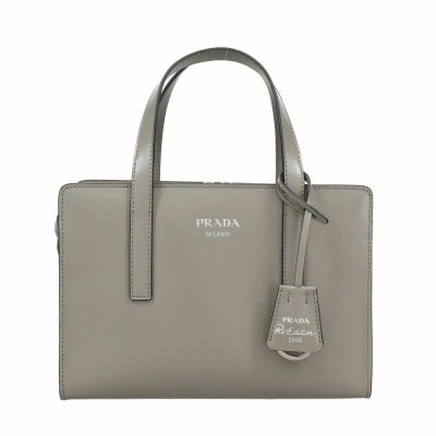 プラダ PRADA ハンドバッグ レディース SPAZZOLATO グレー 1BA357 V 