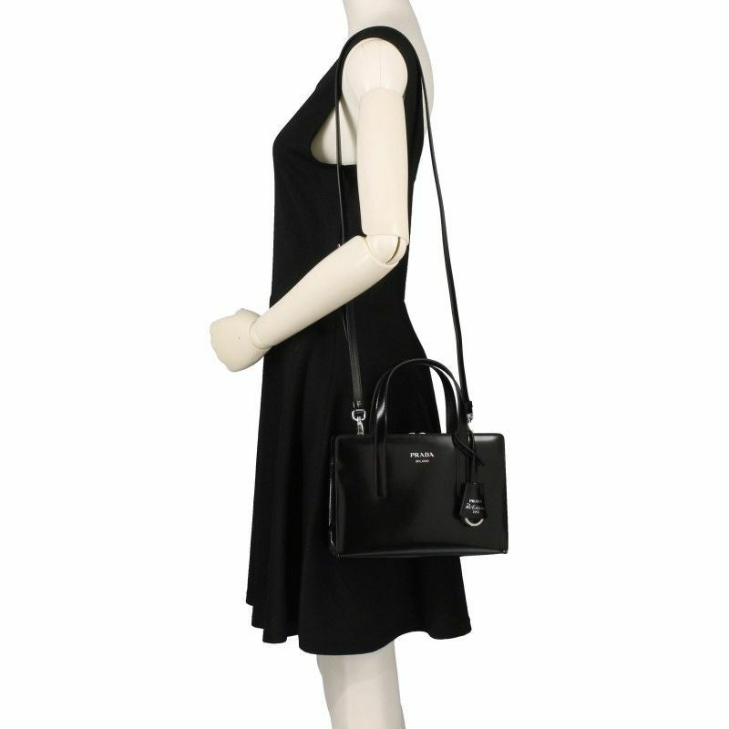 プラダ PRADA ハンドバッグ レディース SPAZZOLATO ブラック 1BA357 V