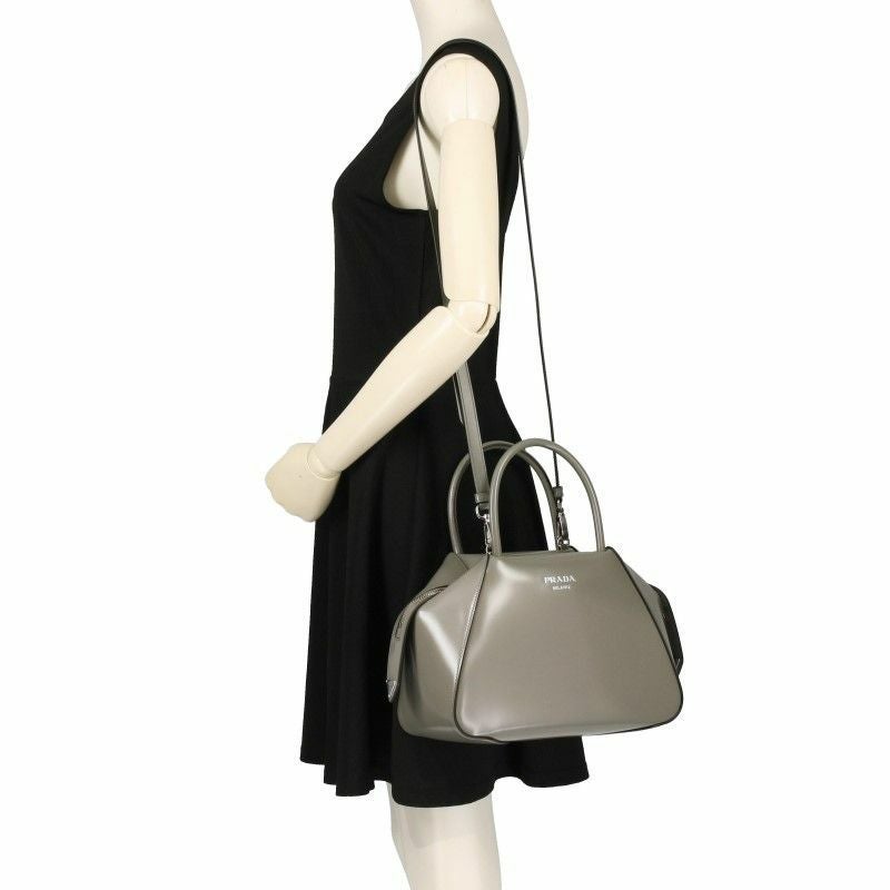 プラダ PRADA ハンドバッグ レディース スーパーノヴァ グレー 1BA366