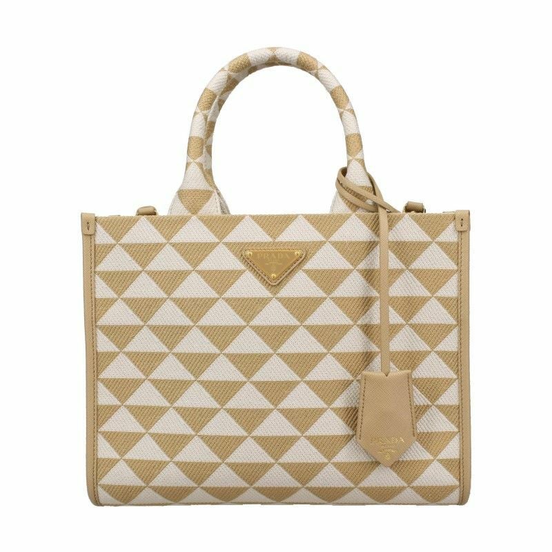 プラダ PRADA ハンドバッグ レディース ベージュ 1BA354 V OOM 2FKL