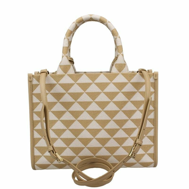 プラダ PRADA ハンドバッグ レディース ベージュ 1BA354 V OOM 2FKL