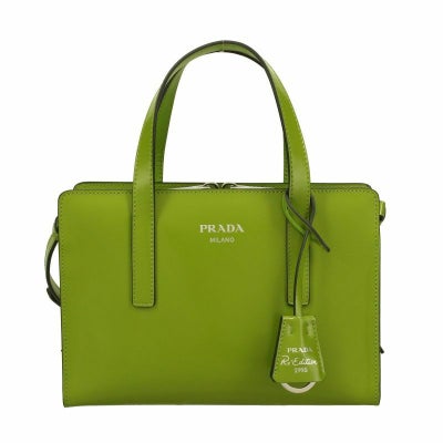 プラダ PRADA ハンドバッグ レディース SOFTY グリーン 1BA365 V OOO 