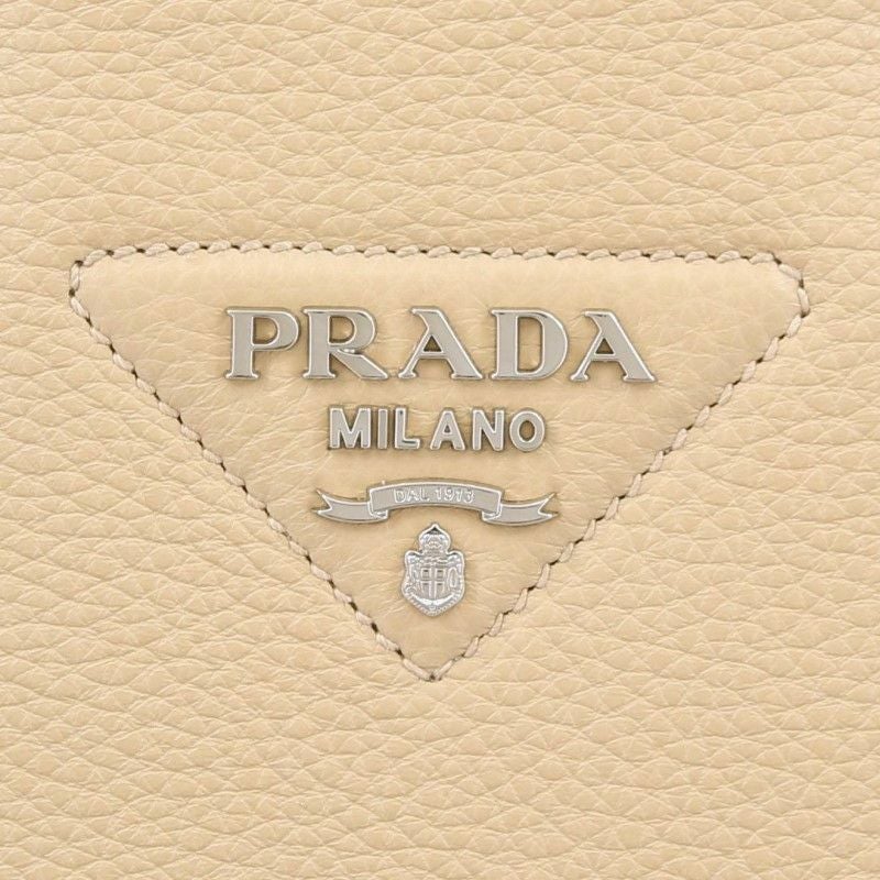 プラダ PRADA ハンドバッグ レディース ロゴ ベージュ 1BG335 OOM 2DKV F02YP SABBIA N