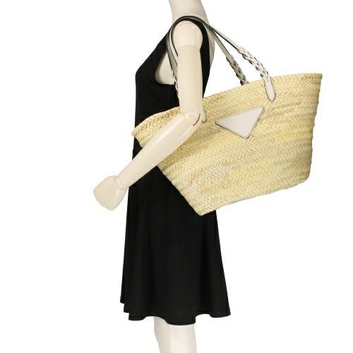 プラダ PRADA トートバッグ レディース かごバッグ ロゴ 1BG463 2DIJ