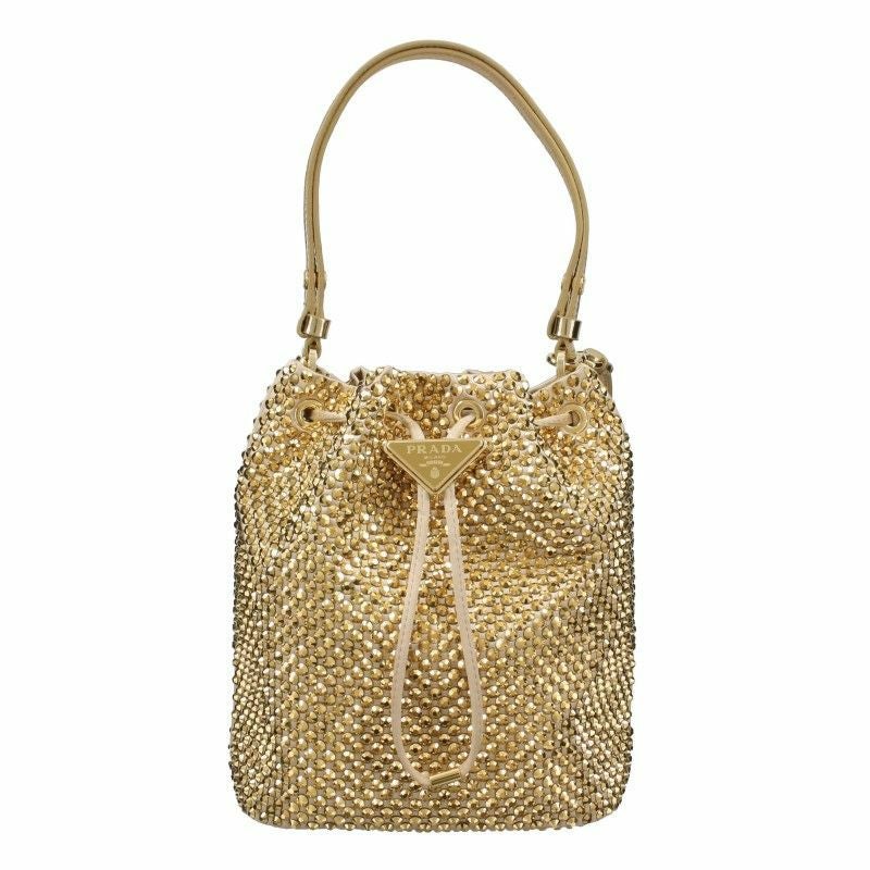 プラダ PRADA ショルダーバッグ レディース ゴールド 1BE067 V OOO