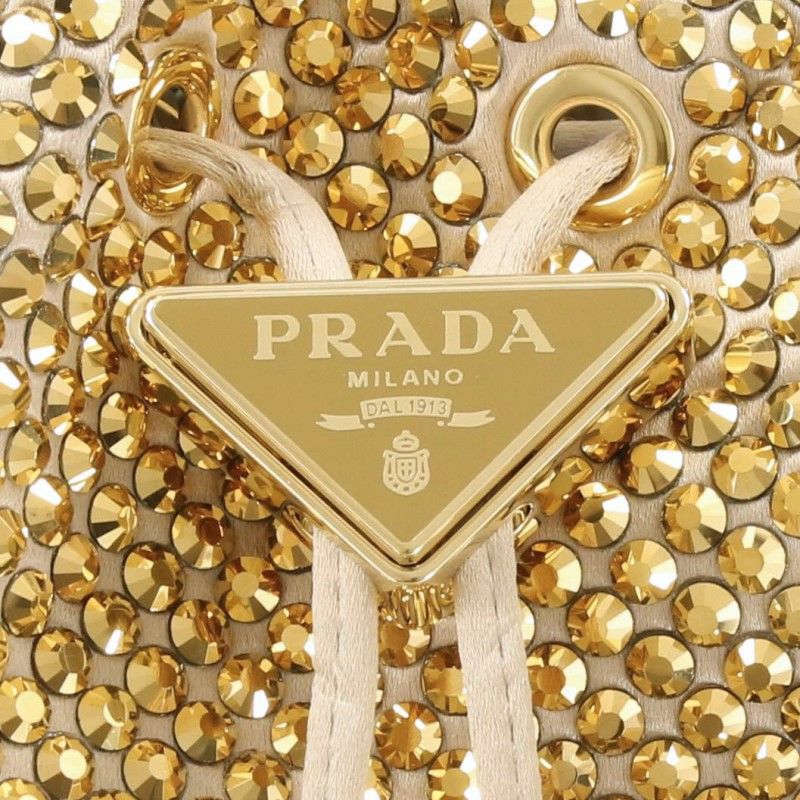 プラダ PRADA ショルダーバッグ レディース ゴールド 1BE067 V OOO