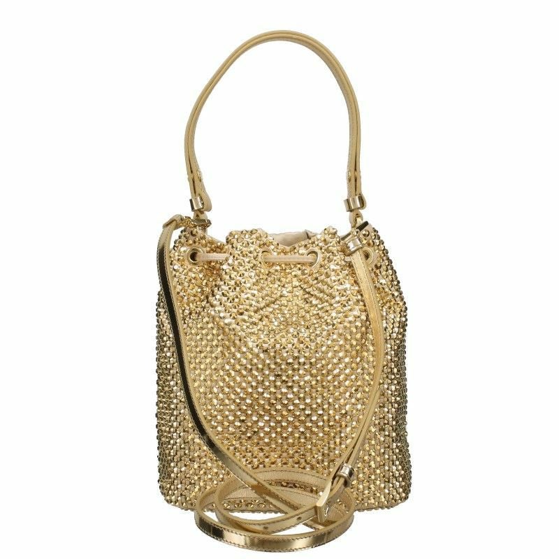 プラダ PRADA ショルダーバッグ レディース ゴールド 1BE067 V OOO