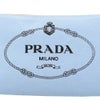 プラダ PRADA ポーチ レディース CANAPA LOGO ブルー 1NA693 20L F0D4O CELESTE+NERO