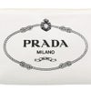 プラダ PRADA ポーチ レディース CANAPA LOGO ホワイト 1NA693 20L F0964 BIANCO+NERO