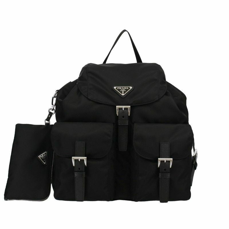 プラダ PRADA リュックサック レディース ブラック 1BZ811 V OTO RV44